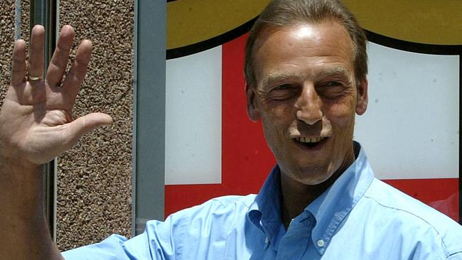 (FILES) Australia's assistant football coach Johan Neeskens of Holland poses for a picture during his official presentation in BarcelonaÂ´s Camp Nuo Stadium 13 June 2006. Neeskens signed a three-year contract to replace Henk ten Cate, and join Frank Rijkaard's staff after the World Cup, the Australian football federation said. Johan Neeskens, part of the Ajax and Netherlands teams that created "total football" in the 1970s and a key team-mate of Johan Cruyff, has died aged 73, the Dutch football federation said on October 7, 2024. (Photo by Cesar RANGEL / AFP)