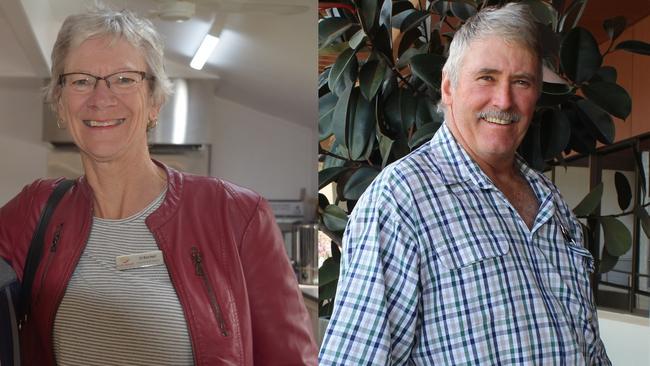 Division six candidates Ros Heit and Scott Henschen currently only have 14 votes between them as the results come down to the line with only 18.76 per cent of votes left to count.