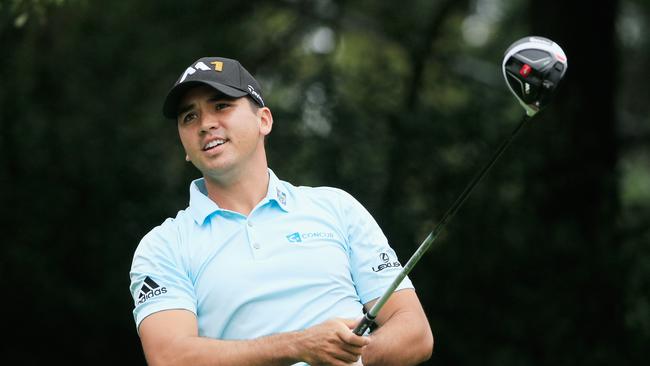 ATLANTA, GA - SEPTEMBER 25: Jason Day of Australia watches his tee shot on the third hole during the second round of the TOUR Championship By Coca-Cola at East Lake Golf Club on September 25, 2015 in Atlanta, Georgia Sam Greenwood/Getty Images/AFP == FOR NEWSPAPERS, INTERNET, TELCOS & TELEVISION USE ONLY ==