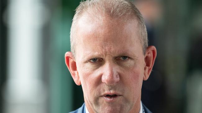 Queensland Police Union president Ian Leavers has said assault on police are “not rare”. Picture: Brad Fleet