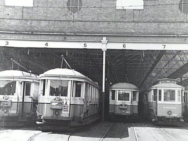 The new depot has been created at the site of the former Rozelle Rail Yards (pictured). Picture: Depot City of Sydney archive