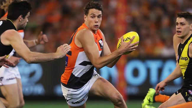 Josh Kelly’s re-signing was a major coup for GWS. Picture: Phil Hillyard