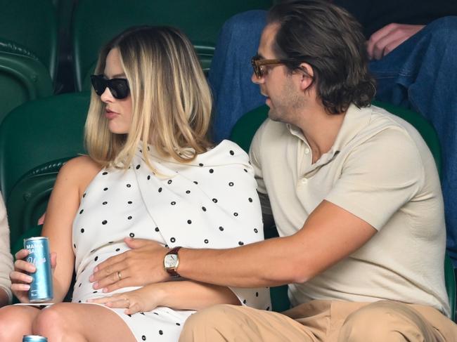 Margot Robbie and Tom Ackerley welcomed a baby boy in October. Picture: WireImage