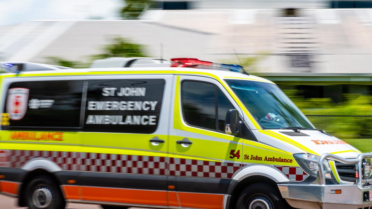 One person has died and two more are injured after the vehicle they were in rolled in Jabiru. Picture: Che Chorley