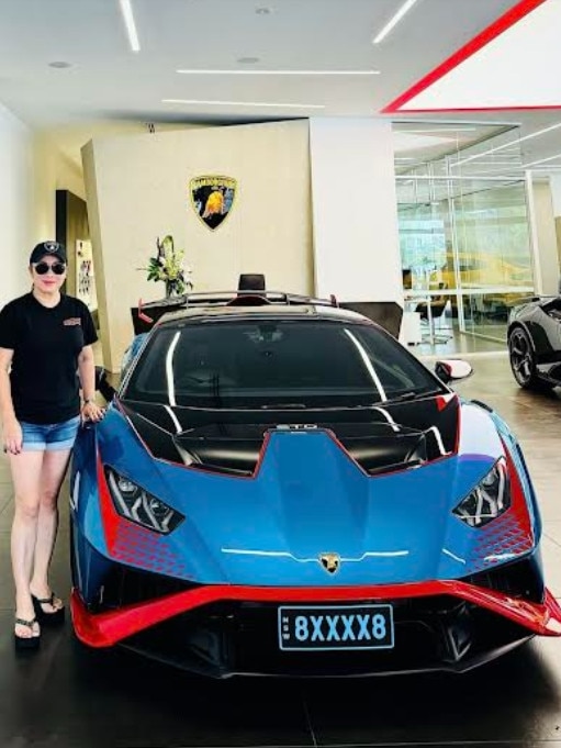 Le Thach took to Instagram to show off her new $700k Lamborghini.
