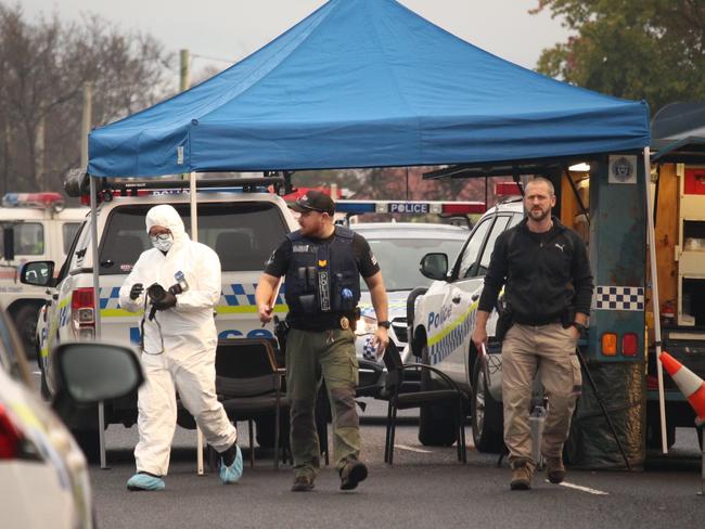 Tasmania Police are investigating a suspected murder in Main St, Ulverstone, about 20km west of Devonport, on June 15, 2021. Picture: Twitter/@MonteBovill