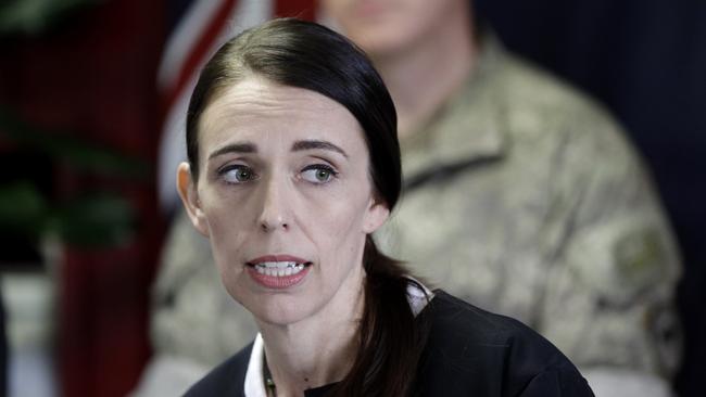 New Zealand Prime Minister Jacinda Ardern.