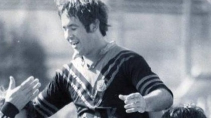 Gary Johns in his playing days for the Cessnock Goannas