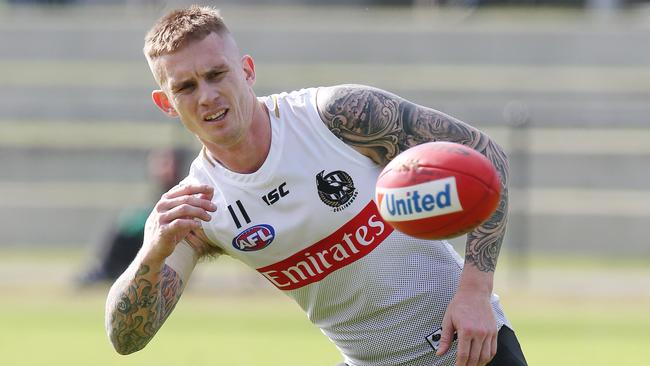 Collingwood training at Olympic Park... Collingwood's Dayne Beams . Pic: Michael Klein.