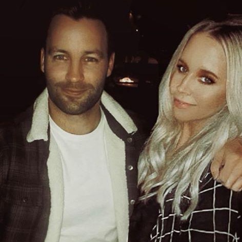 Jimmy Bartel and Lauren Mand. Picture: Instagram