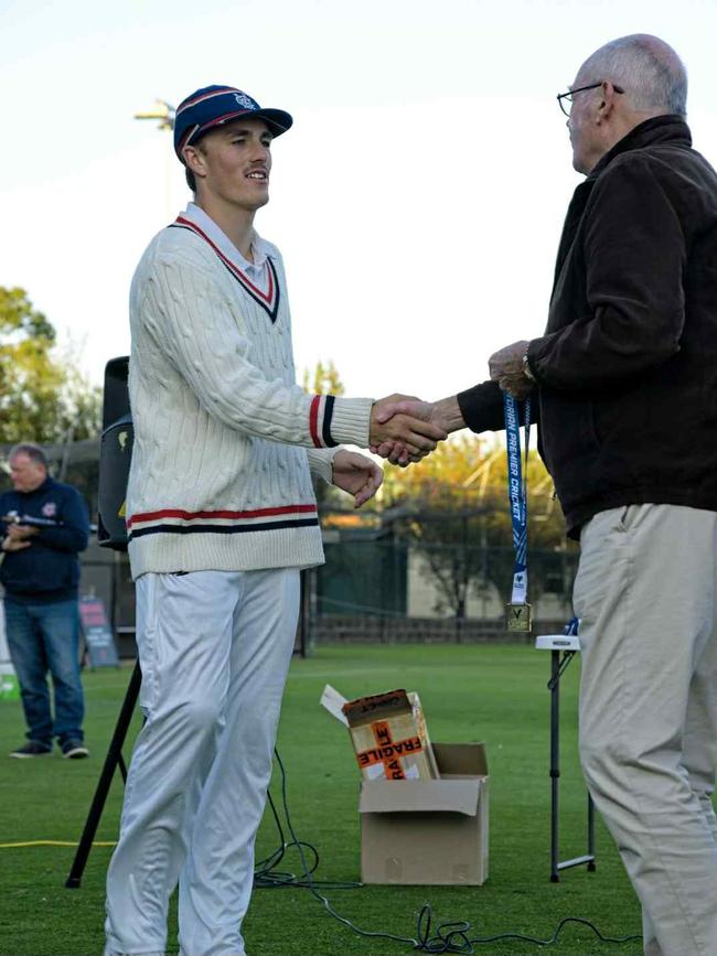 Former Melbourne CC first grader Zane Keighran will play for St Joseph's next summer. Picture: Zane Keighran.