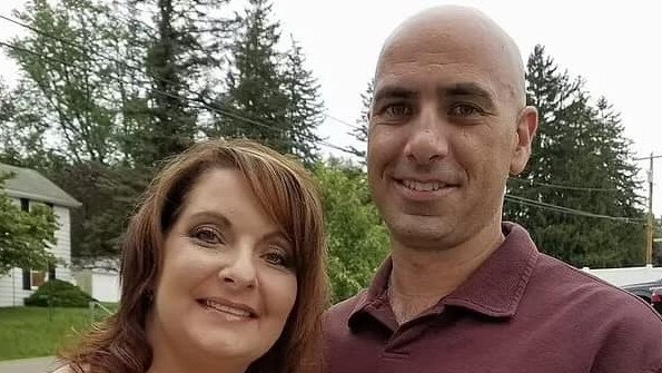 Corey Comperatore (seen with his wife Helen) was killed at the Donald Trump rally. Picture: Facebook