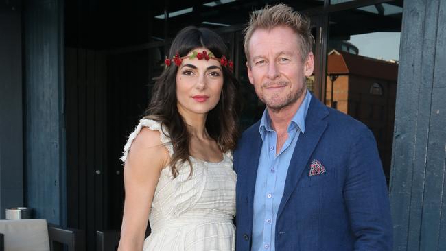 Silvia Colloco and Richard Roxburgh love dining out on the Peninsula. Picture: Adam Taylor