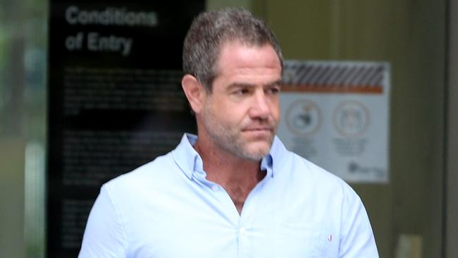 Luke Joseph Meldon leaves the Brisbane Supreme Court after being sentenced for trafficking cocaine. Picture: Steve Pohlner