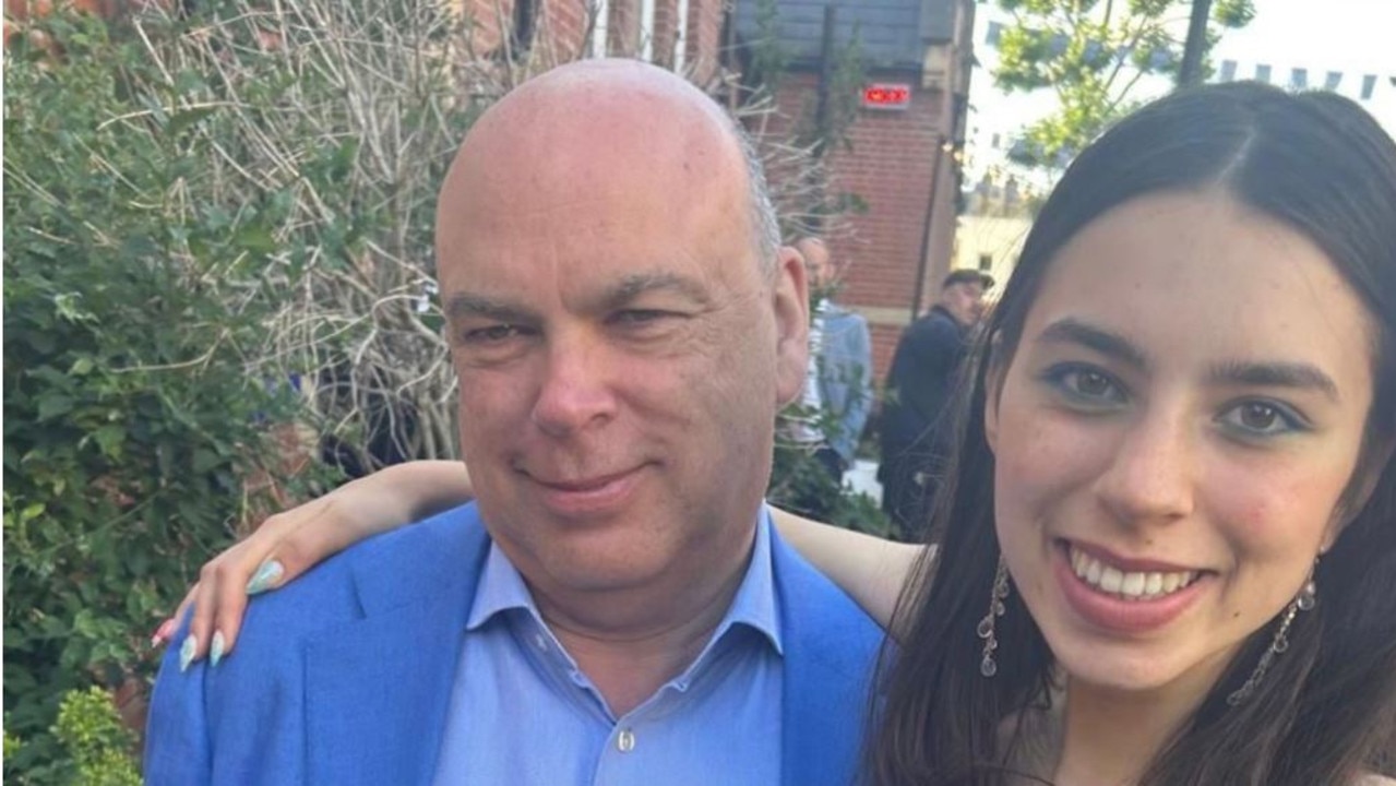 Tech tycoon Mike Lynch, with his daughter Hannah. Picture: Supplied