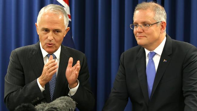 Malcolm Turnbull and Scott Morrison are defending their superannuation policy.