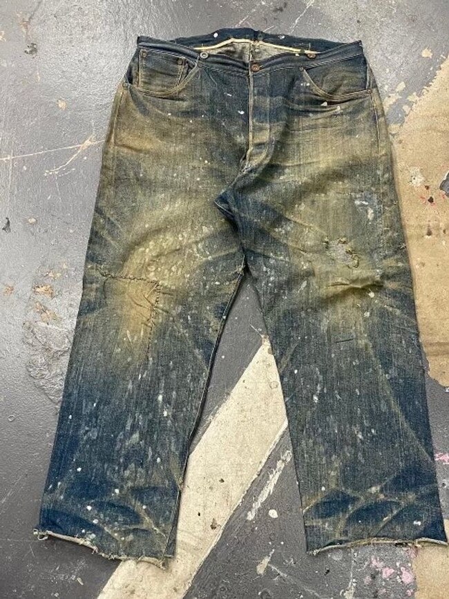 The $US 76,000 bid makes these vintage jeans one of the priciest pairs ever sold. PHOTO: ZIP STEVENSON