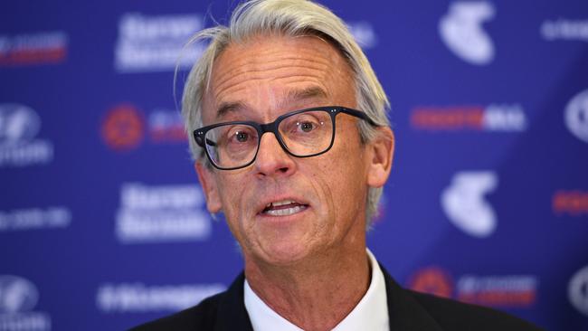 David Gallop kept some perspective on the process. (AAP Image/Dan Himbrechts)