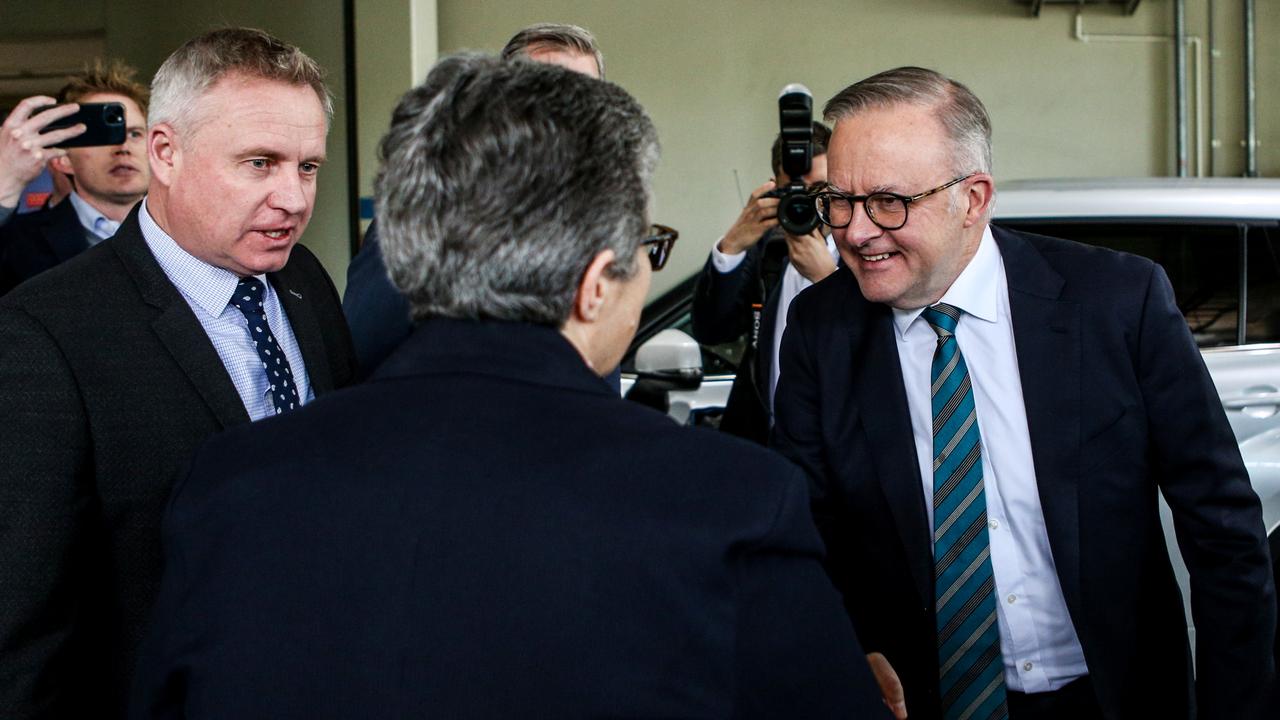 Prime Minister Anthony Albanese this morning amid backlash over tax plans. Picture: Picture: Patrick Gee