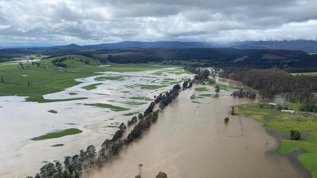 Aerial Footage of Deloraine and Mersey River. October 14. Picture: Tasmania Police
