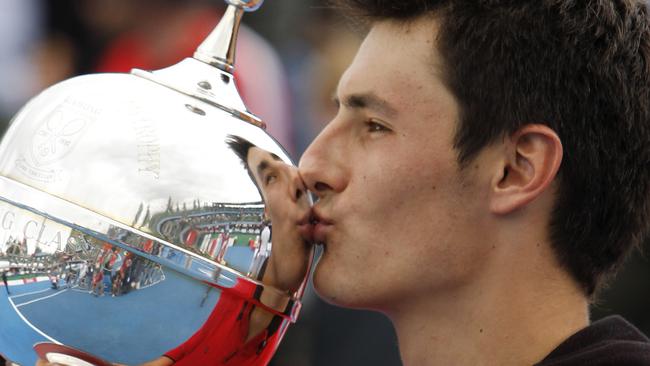 Bernard Tomic is a past winner of the Kooyong Classic Picture: Shuji Kajiyama