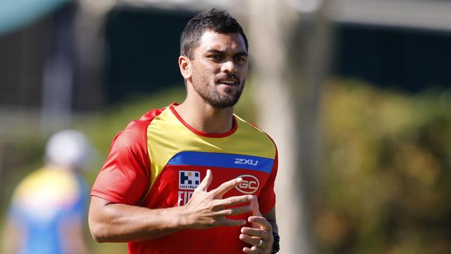 Gold Coast Suns training, Karmichael Hunt. Picture: JERAD WILLIAMS