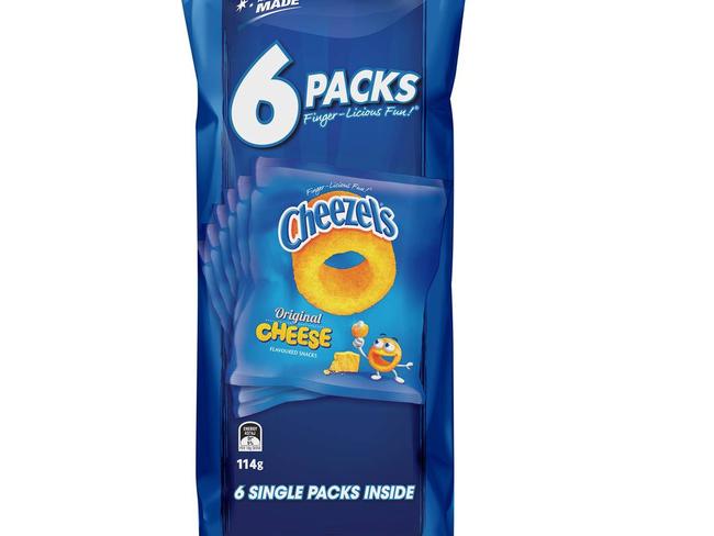 6 pack of Cheezels