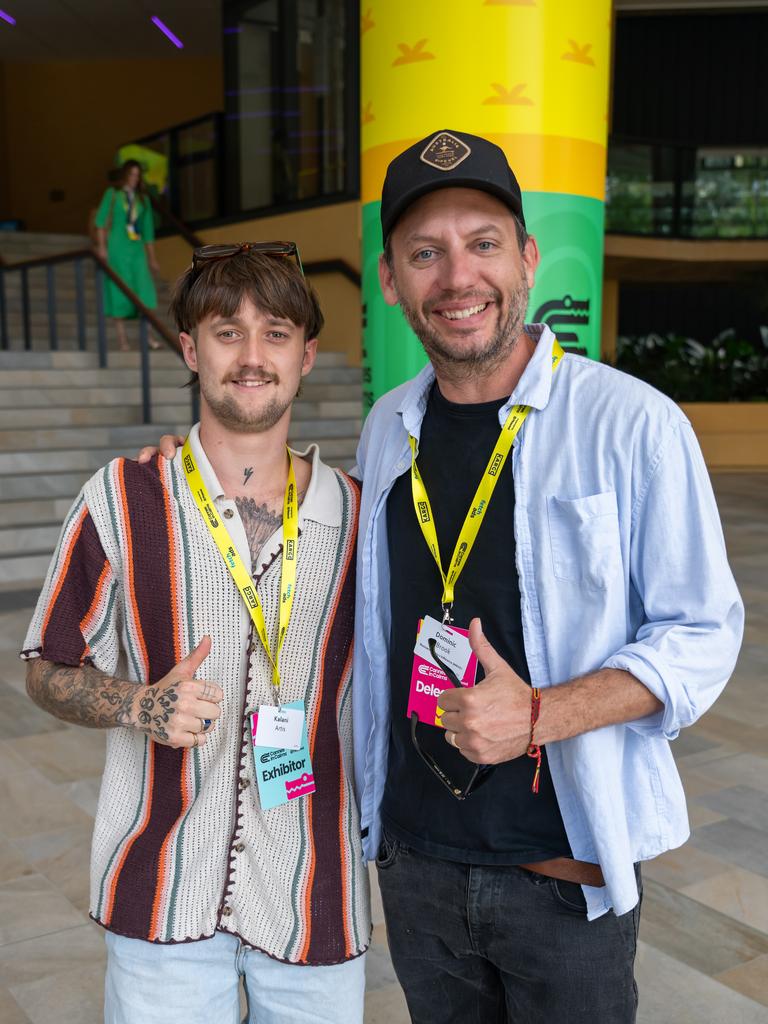 Kalani Artis and Dominic Brook at Cannes In Cairns on Tuesday Morning. Picture Emily Barker