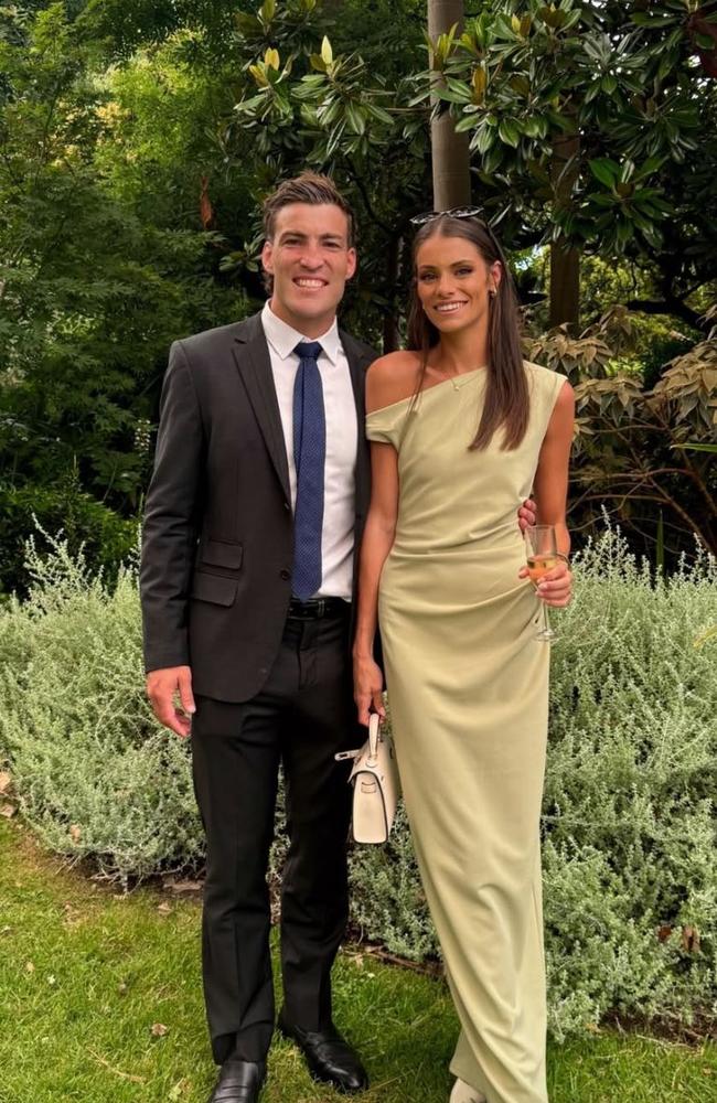 Charlotte and Jack Viney attended the wedding. Picture: Instagram