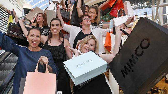 Chadstone shoppers on the prowl for bargains at the Black Friday sales. Picture: David Caird