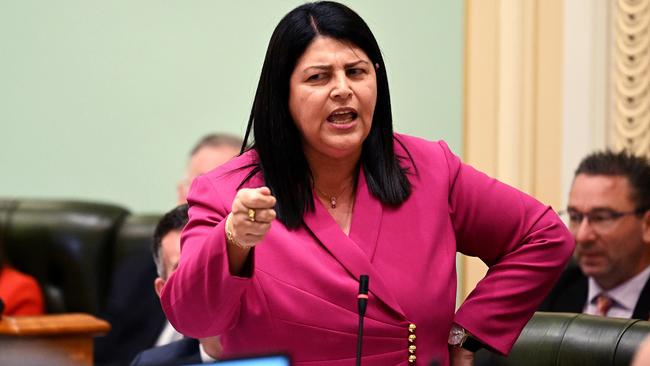 Education Minister Grace Grace speaks during Question Time at Parliament House. Picture: NCA NewsWire / Dan Peled