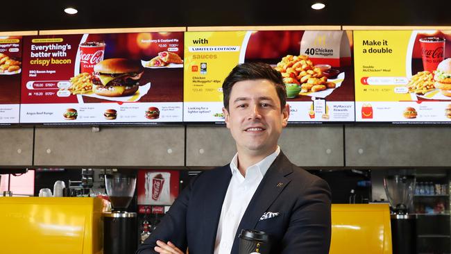 McDonalds Australia boss Antoni Martinezs. Picture: John Feder/The Australian.