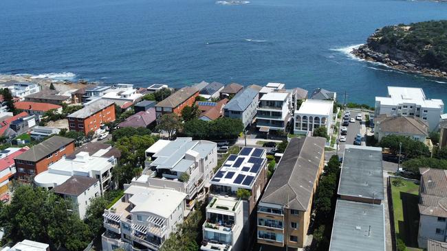 Solar installed on top of the Clovelly unit blocks.