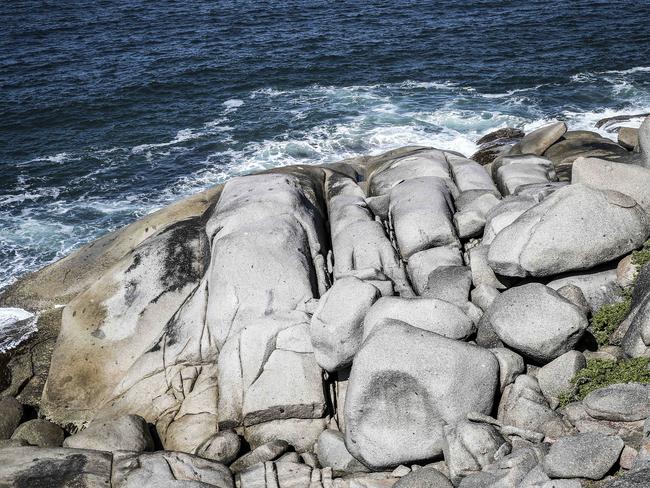 Granite Island’s remarkable natural rock formations would form part of the proposed complex. Picture: Mike Burton