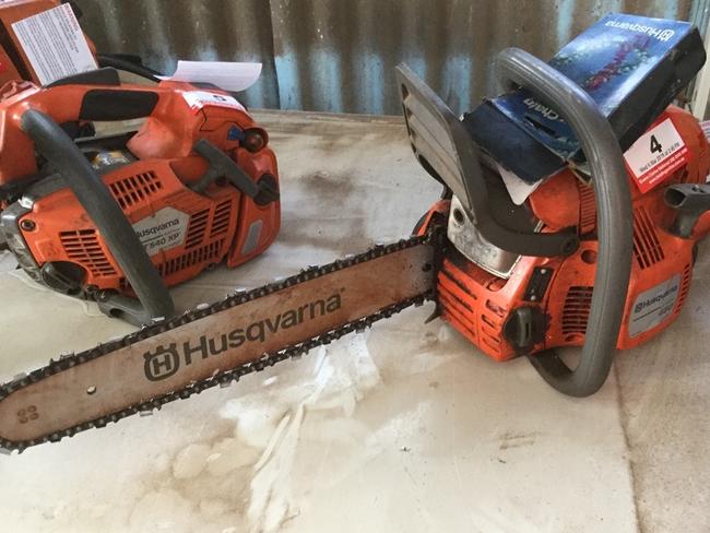 Chainsaw, Husqvarna 8-Series 450, Petrol. Pic Supplied. Evans Clarke