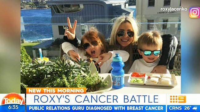 Roxy Jacenko has been diagnosed with breast cancer