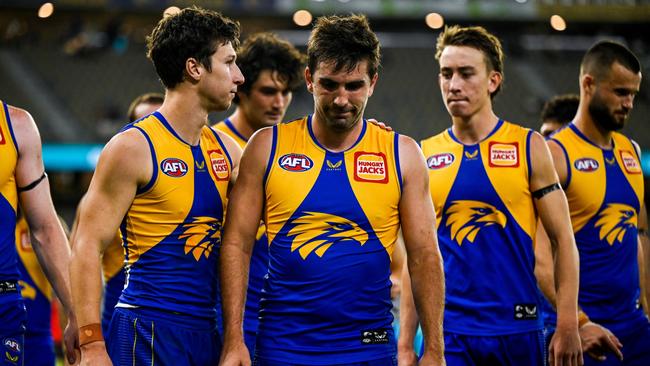 The odds are stacked against West Coast. Picture: Getty Images