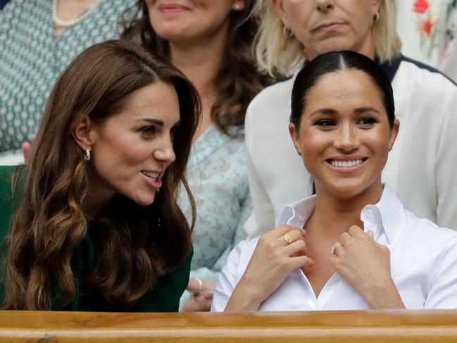 Princess Catherine and Prince William found Meghan Markle “rude” and “abrasive”. Picture: AFP