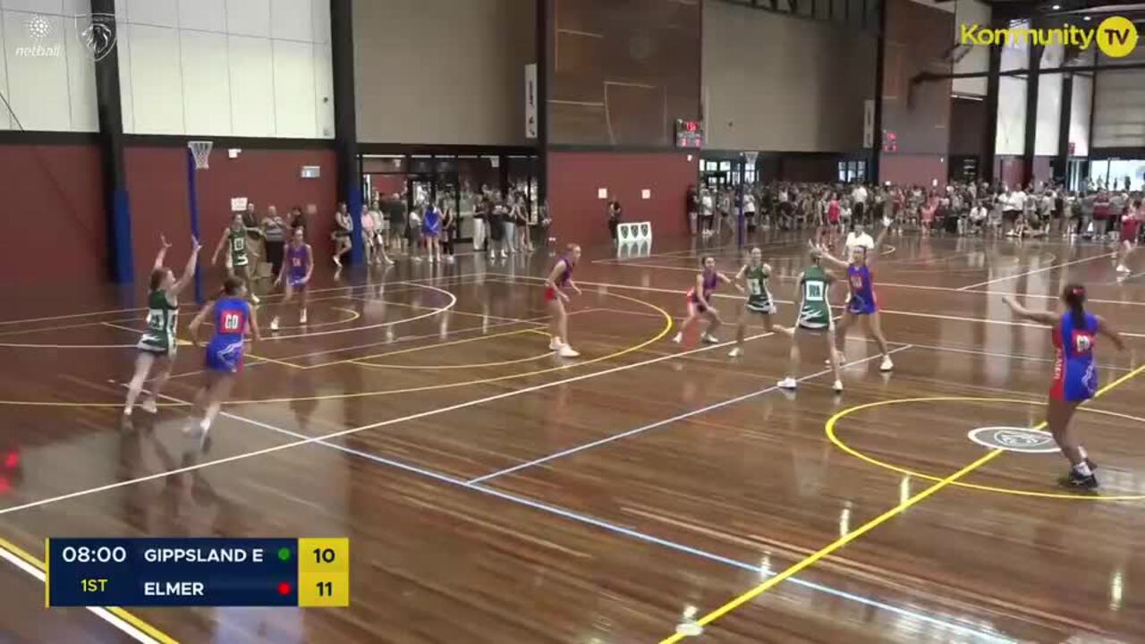 Replay: East Gippsland v Elmer (15&U) - 2025 Netball Victoria State Titles Day 3