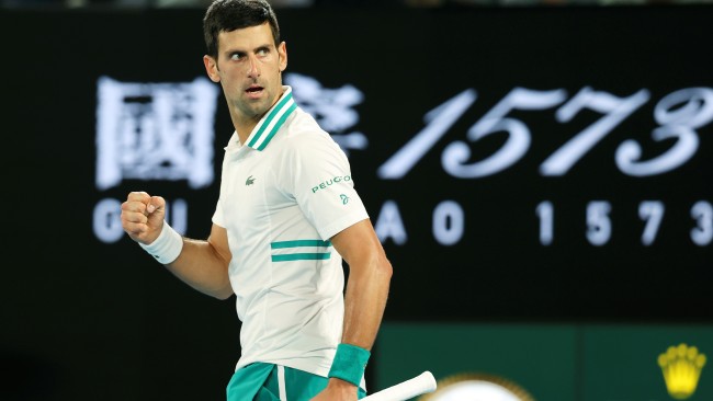 Novak Djokovic's refusal to provide his vaccination status has called into question his attendance at the 2022 Australian Open in Melbourne. Picture: Bai Xuefei/Xinhua via Getty Images.