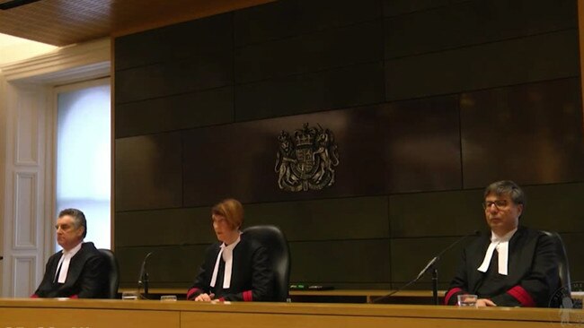 George Pell’s appeal judges deliver the verdict in August, left to right: President of the Court of Appeal Justice Chris Maxwell, Chief Justice Anne Ferguson and Justice Mark Weinberg.