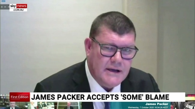 James Packer accepts partial responsibility for casino empire's failings in China