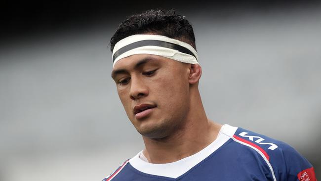 AUCKLAND, NEW ZEALAND - OCTOBER 01:  Roger Tuivasa-Sheck of Auckland during the round nine Bunnings NPC match between Auckland and Taranaki at Eden Park, on October 01, 2022, in Auckland, New Zealand. (Photo by Dave Rowland/Getty Images)