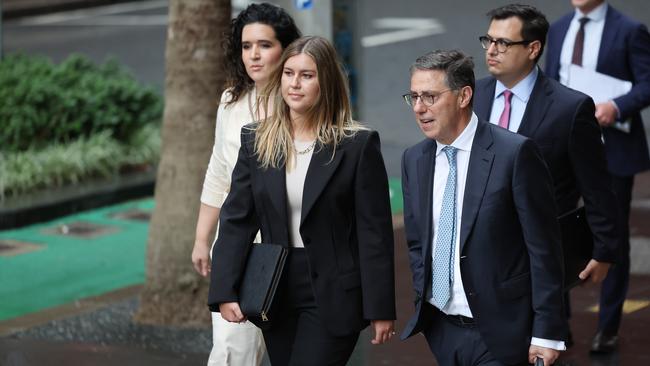 Brittany Higgins arrives at the Federal Court. Picture: NCA NewsWire / David Swift