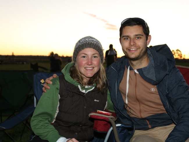 Becky Gant and Craig Hunt from Beaudesert at the Killarney Bonfire Night on Saturday, July 24, 2016.