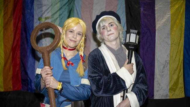 Emily Neill and Mae R-H at Supanova. Picture: NewsWire/ Monique Harmer