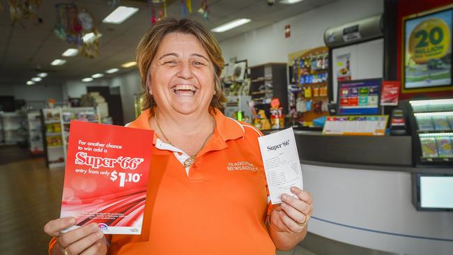 Gladstone Newsagency owner Sonya Sims.