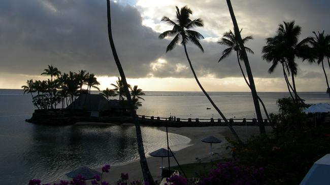 The tourists who became sick were drinking at the Warwick Resort in Fiji. Picture: Supplied