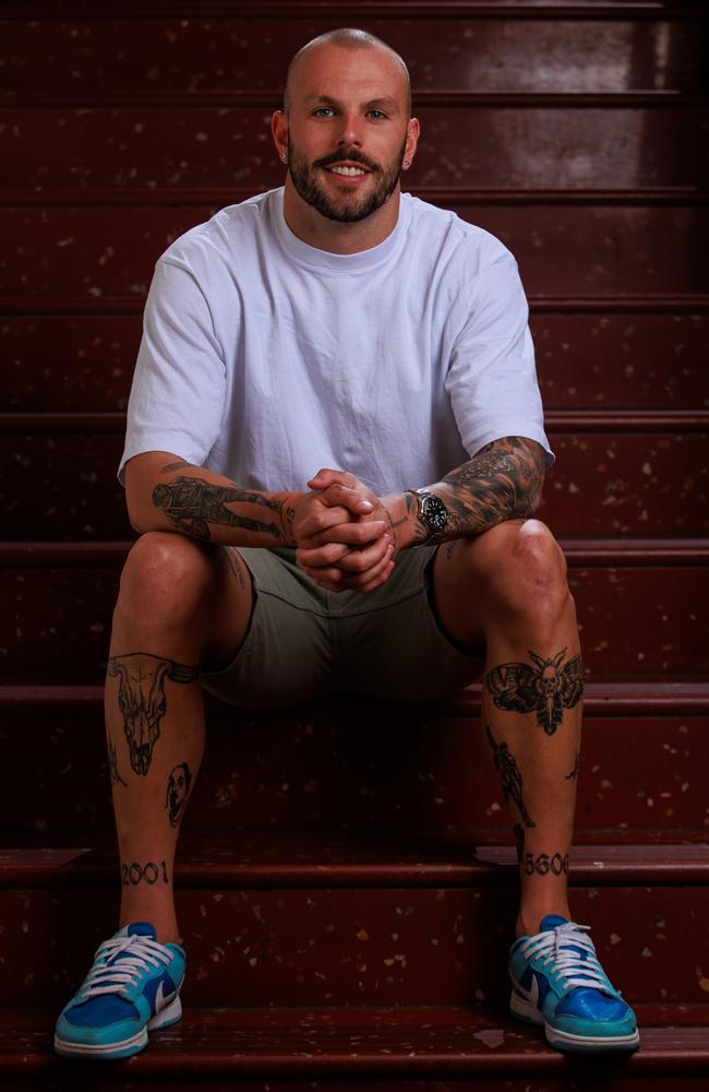 Champion Australian swimmer Kyle Chalmers in Sydney for Wahl. Picture: Justin Lloyd.