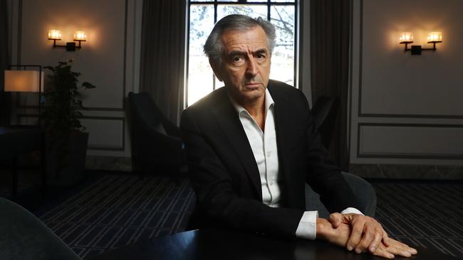 Bernard-Henri Levy is angry – very angry – about how the world has reacted to COVID-19. He writes of the world falling into a state of “psychotic delirium” and of witnessing “the spectacle of world leaders so terrified by the threat of a corona Nuremberg that they deemed it more prudent to put the world on hold. Picture: News Corp